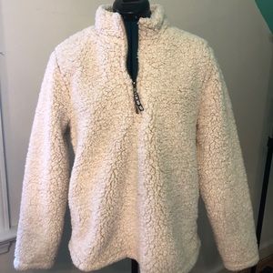 Thick Sherpa 3/4 zip